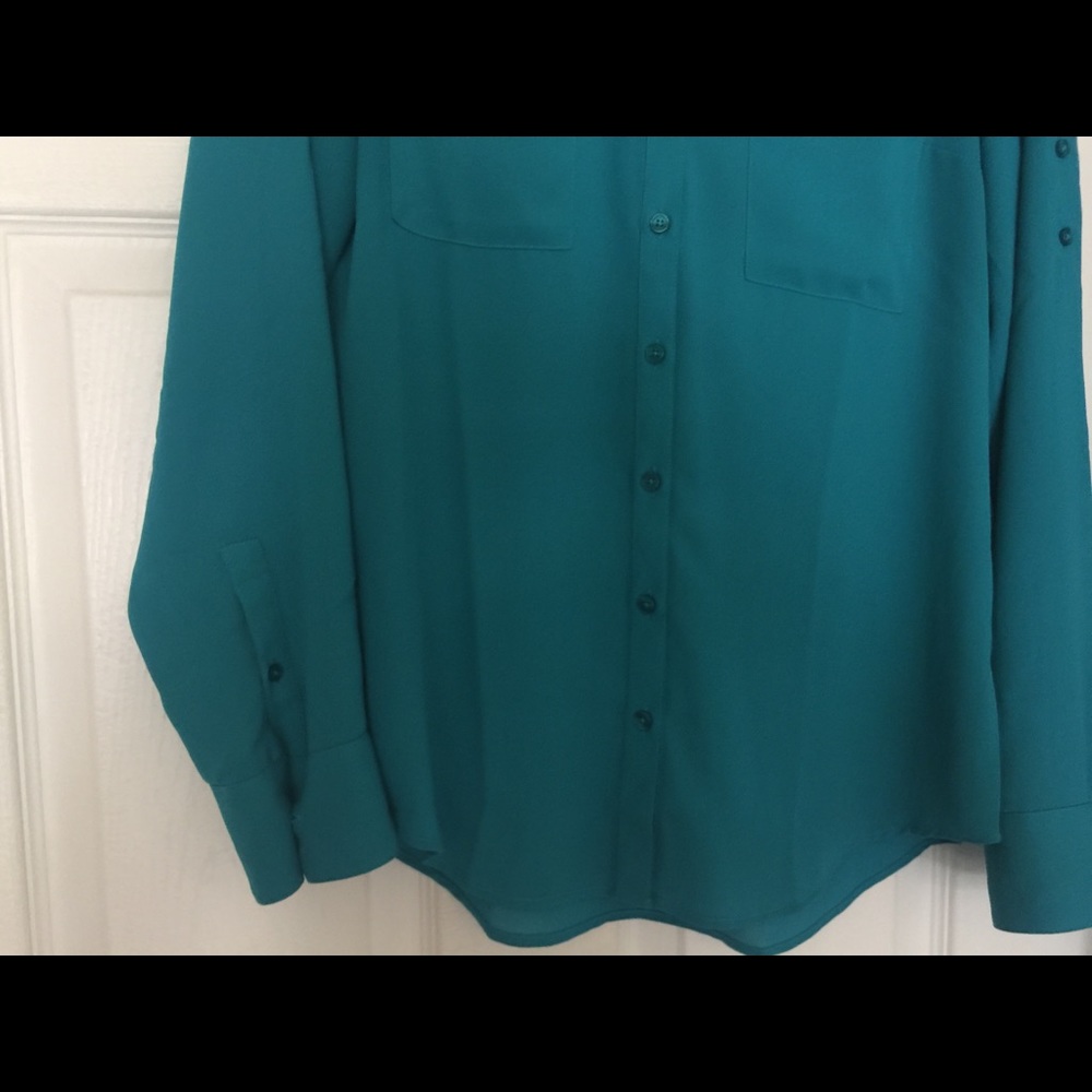 Teal Blouse - Picture 3 of 3